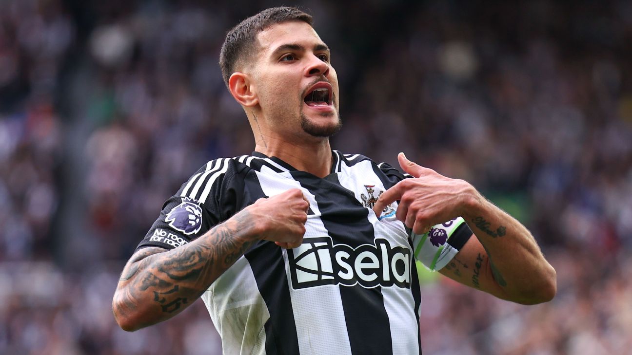 阿森纳敲定吉马良斯转会框架:将以7500万英镑签下纽卡中场